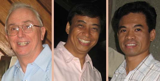 Pastor Brian Ellis, Pastor Ramon Macapagal &amp; Pastor Ismael Montejo Jr. CRBC Elders. - p-eldership